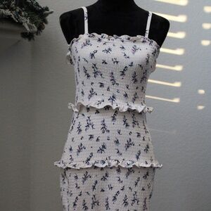 No Boundaries Fitted Multicolor Sleeveless Kneelength Size Medium Dress